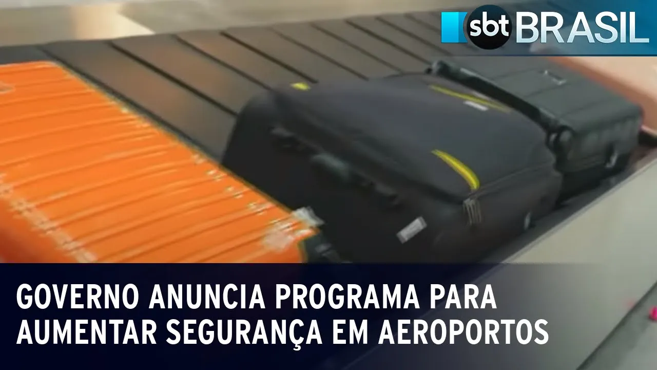 Governo anuncia programa para aumentar segurança em aeroportos | SBT Brasil (21/06/23)