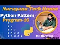 Python Pattern Programs Narayana Tech House Mr Narayana 9010607010