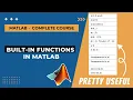 Useful Built-in Functions in Matlab Full Course Pt 14