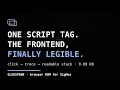 One script tag gave SigNoz a frontend GLASSPANE 9 89 KB browser SDK