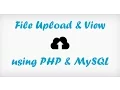 How to upload and display image in php