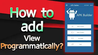 How to add View Programmatically Android JAVA