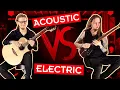 Download Lagu ACOUSTIC VS ELECTRIC - EPIC GUITAR BATTLE!