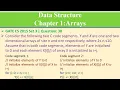GATE CS 2015 Set 3 Q30 Consider the following two C code segments Y and X are one and two dimensi