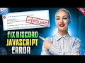 How To Fix Discord Javascript Error