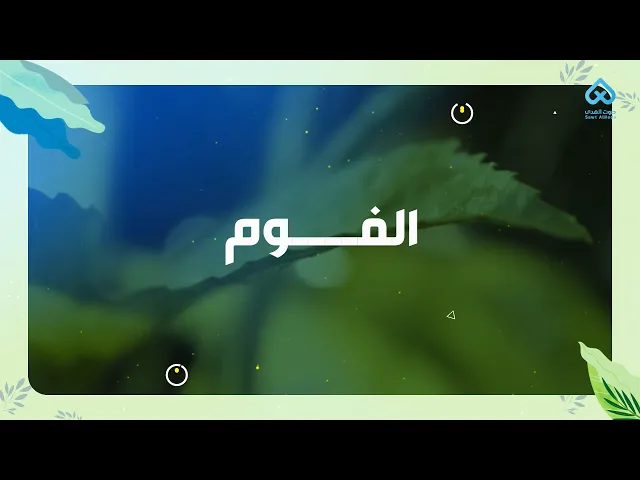 النباتات في القرآن | الفوم 06