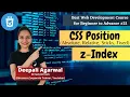 CSS Position Absolute Relative Sticky Fixed Z-Index Web Development Course 2022