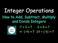 Mastering Integer Operations How to Add Subtract Multiply and Divide Integers Ziva Math