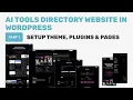 AI Tools Directory Website in Wordpress Part 1 Setup wordpress