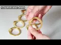How to install QOGRISUN brass ring drawer pulls