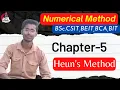 Modified Euler s method or Heun s Method important questions