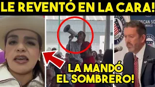 Llora en vivo! GRECIA QUIROZ PIDE PIEDAD, sale mal boicot a Presidenta. EEUU México