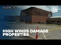 High winds and possible tornado damage properties in McAlester disrupt services