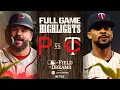 PHILLIES vs TWINS Full Game Highlights MLB at Field of Dreams August 13 2026