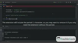 How to Remove Extension from Filename in Python