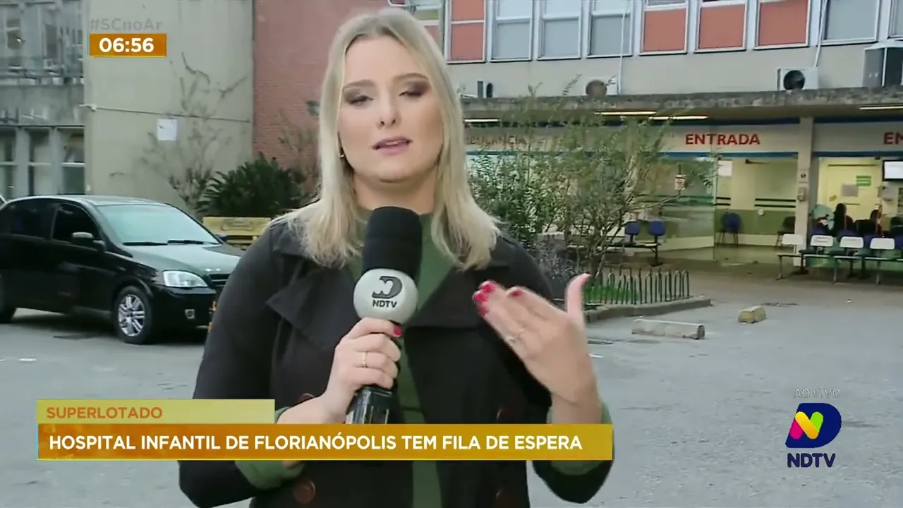 Hospital Infantil de Florianópolis continua a registrar longas filas de espera