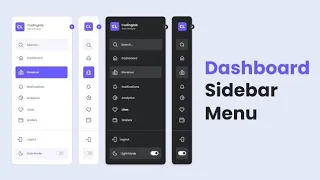Responsive Sidebar Menu in HTML CSS JavaScript Mode mr Stanger source code