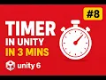 Make a Game Timer Game Over System in Unity Beginner Tutorial 2026