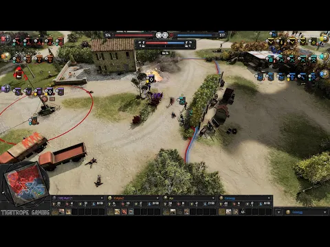 COH3 3v3 Pershing on Primosole