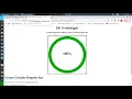 How to create circular progress bar using html css javascript in Tamil Dk technologies