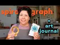 Play with Spirograph designs the best set for art journaling