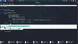 EP6 PT3 - Building a Python PortScanner Hacking Tools Offensive Python for Ethical Hackers