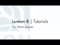 Materials Water presets
