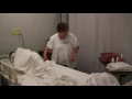 Giving a complete bed bath