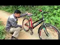 I BUILT AN ELECTRIC BICYCLE USING A WASHING MACHINE MOTOR! EVERYONE WAS AMAZED