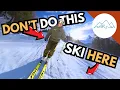 How to ski faster with confidence How to look like a pro skier Controlling speed on steep slopes