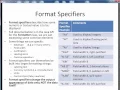 IO output formatting