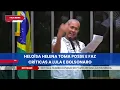 Lagu Heloísa Helena toma posse e critica Lula e Bolsonaro