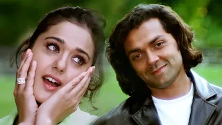 Mere Khwabon Mein Jo Aaye Alka Yagnik Bobby Deol Preity Zinta Bollywood Romantic Song 