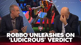 WHERE S THE INTEGRITY - Robbo sees RED from Sicily verdict AFL 360 Fox Footy