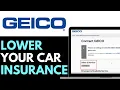How to Lower GEICO Car Insurance 2025 EASY GUIDE