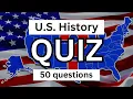 US History Quiz 50 Hard trivia questions