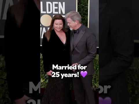 25 years of marriage, and he still looks at her the same way 🥰 #PierceBrosnan