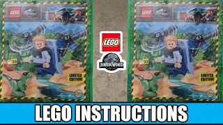 LEGO Instructions - Jurassic World Magazine - 122328 - Owen with Jetpack