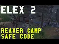 Elex 2 Reaver Camp 2 man Safe Code