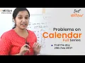 Aptitude Made Easy Problems on Calendar full series Learn maths