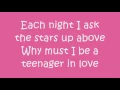 Dion & The Belmonts A Teenager In Love Lyrics
