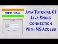 Java Swing with MS Access Database Connectivity using Ucanaccess - 01