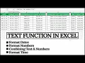 Master the TEXT Function in Excel - Format Dates Numbers More Easily