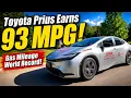 Toyota Prius Gets 93 MPG Setting New Guinness World Record