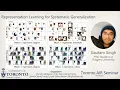 Gautam Singh on Representation Learning for Systematic Generalization Toronto AIR Seminar