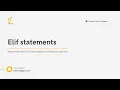 Module 2 Elif Statements