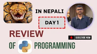 Review of Python Programming Day 1 Beginner Series Level 2