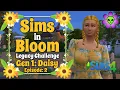 Sims in Bloom 2 Gen 1 Daisy A Sims 4 Legacy LP