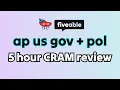 AP US Government 5 Hour CRAM - All Units Review