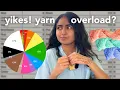 overanalyzing my yarn stash
